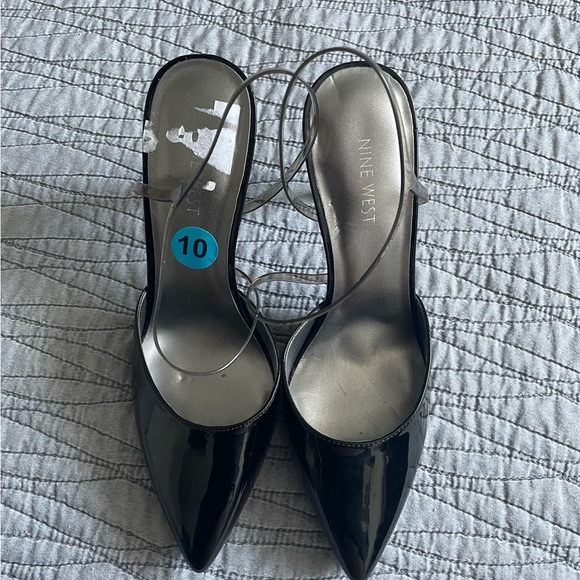 NWOT Nine West Black Heels Size 8.5,10 - Picture 3 of 6